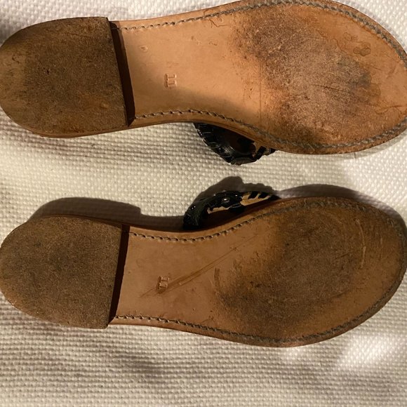 Palm Beach Sandals | Ocean Ave Black Sandals - Picture 7 of 9